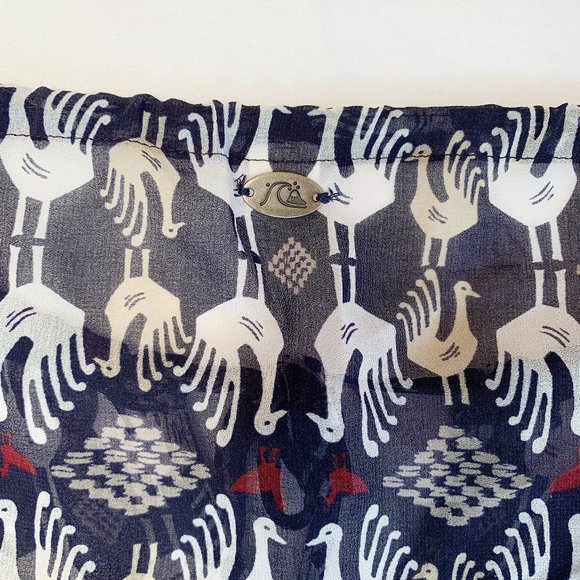 Bird printed dress - Picture 5 of 6